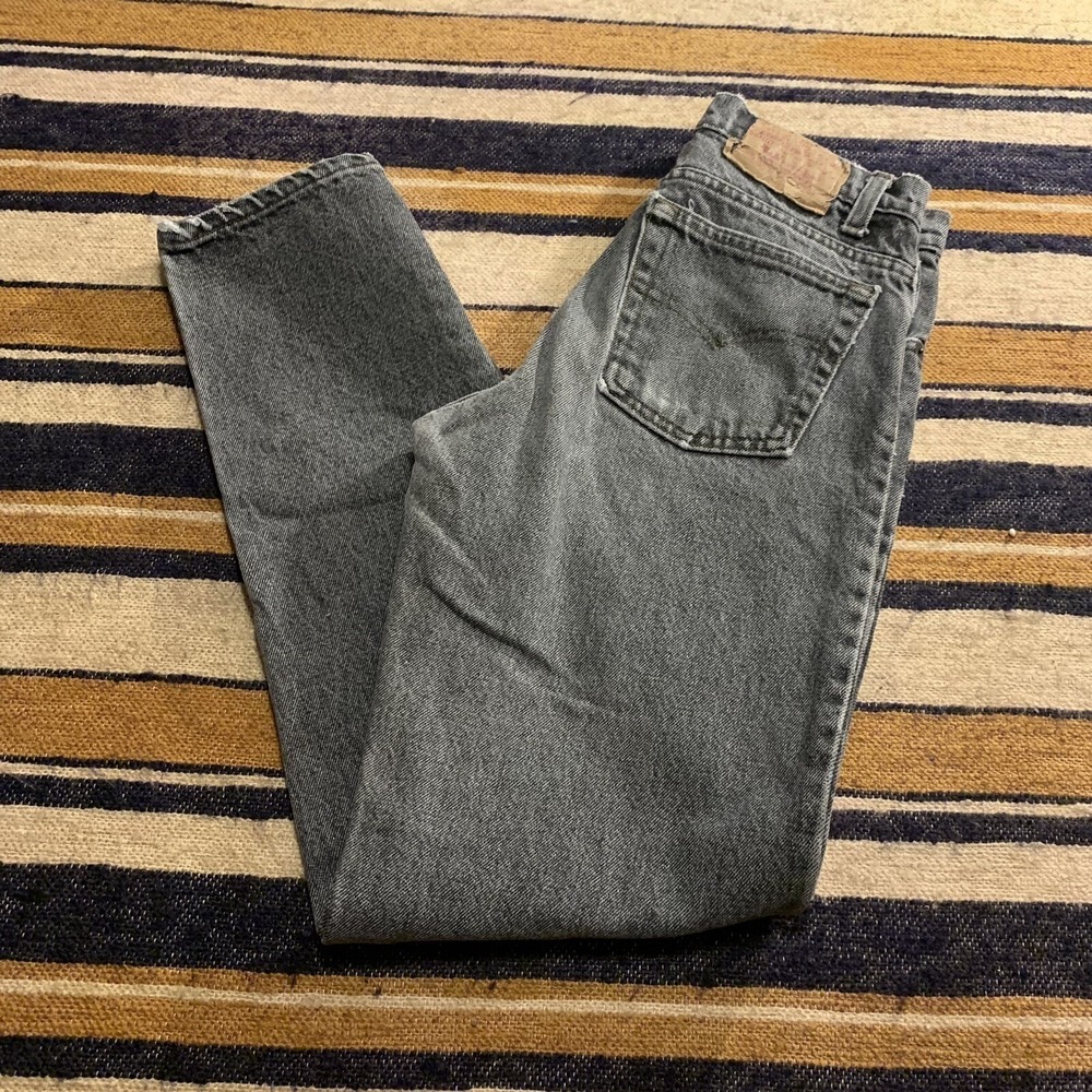 VTG Levi's 550 Relaxed Fit Jeans W29 L32 Gray 90s Grunge retro western